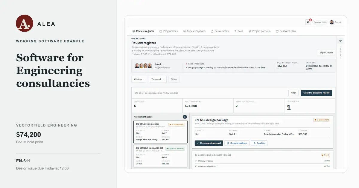 Engineering consultancies app preview