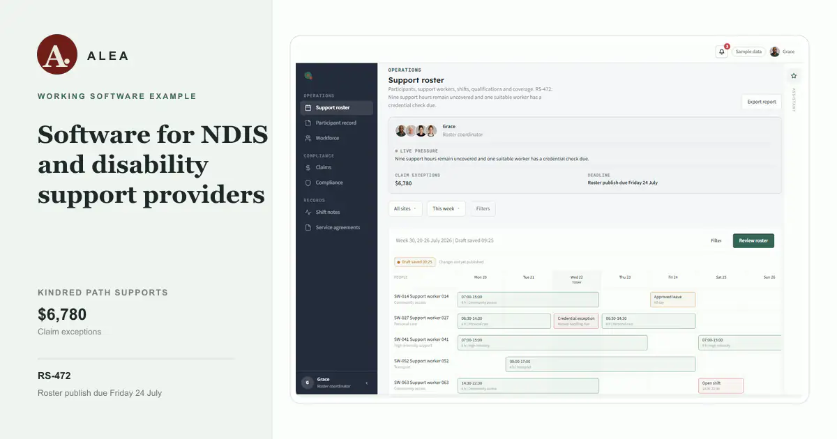 NDIS and disability support providers app preview